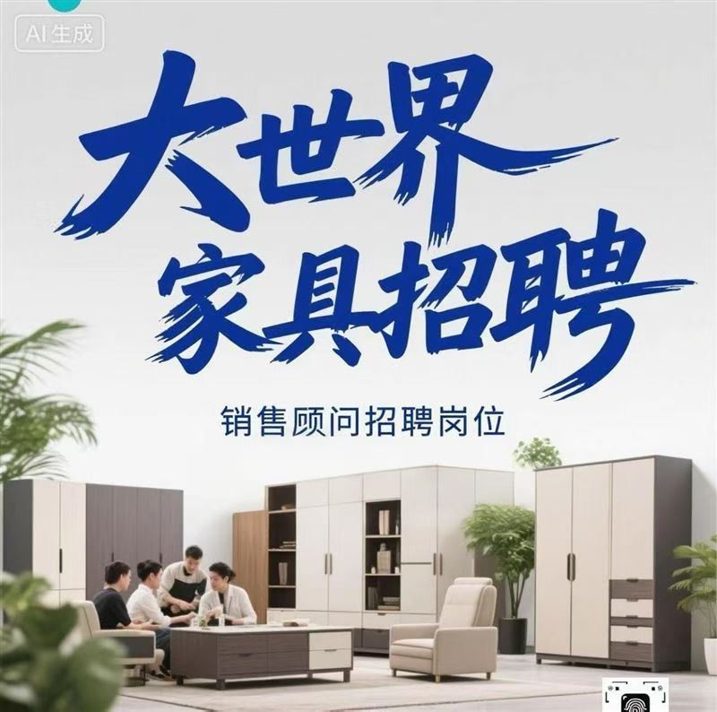 大世界家具招聘